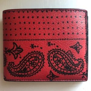 Men’s COACH Wallet Bandana Print